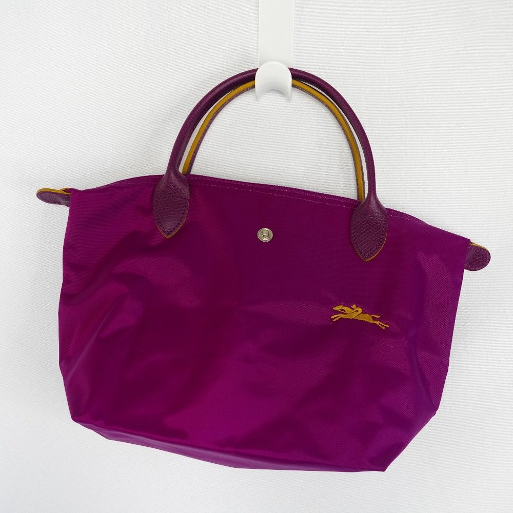 Small Longchamp "Le Pilage Club" Bag in Violet